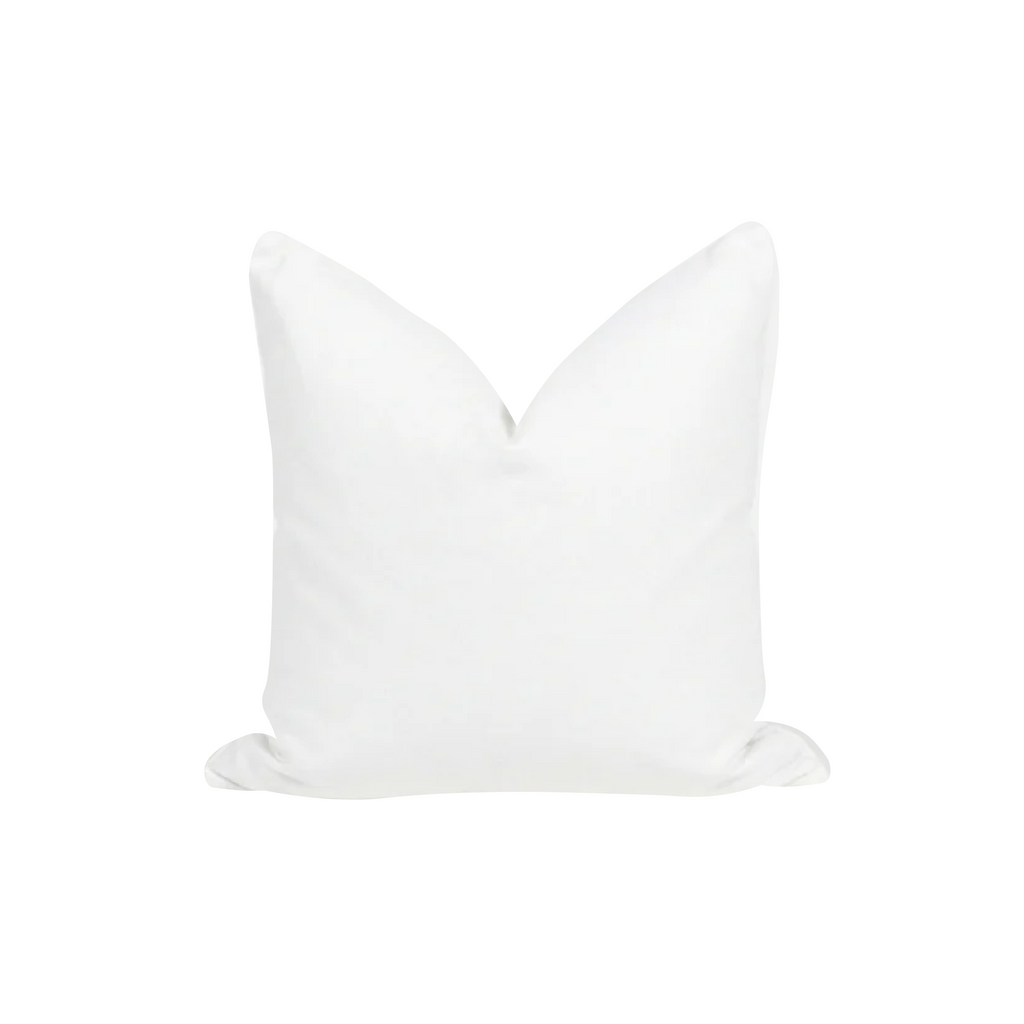 White pillow on a white background